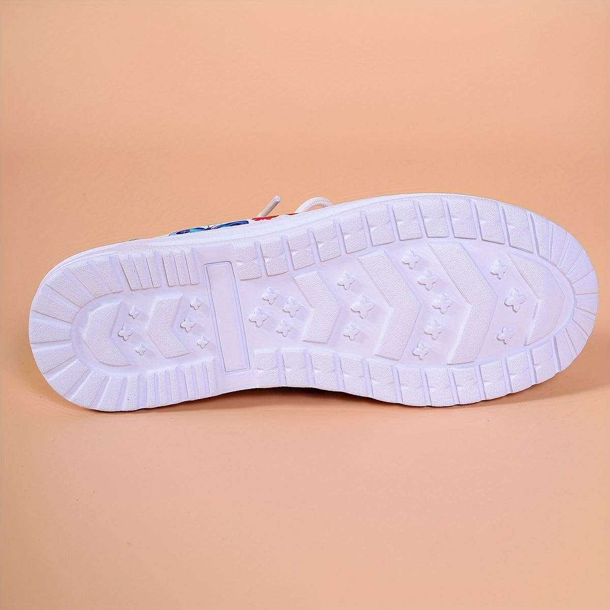 Women's Geometric Pattern Low Top Sneakers Lightweight Casual Shoes