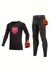 Kids Fleece Lined Dragon Totem Compression Set