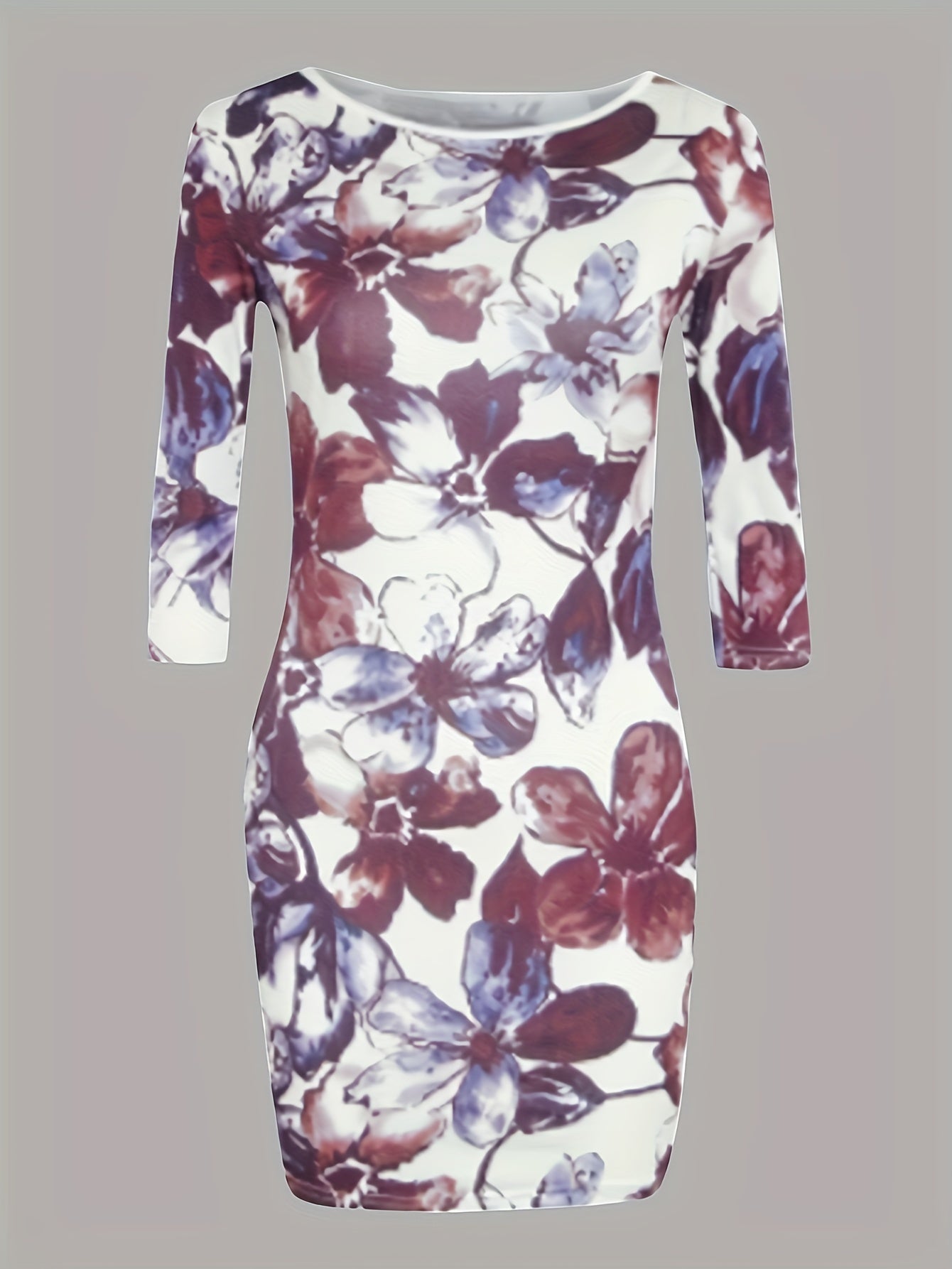  Casual Dress One Shoulder Stretch Dress