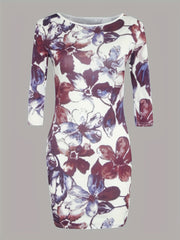  Casual Dress One Shoulder Stretch Dress