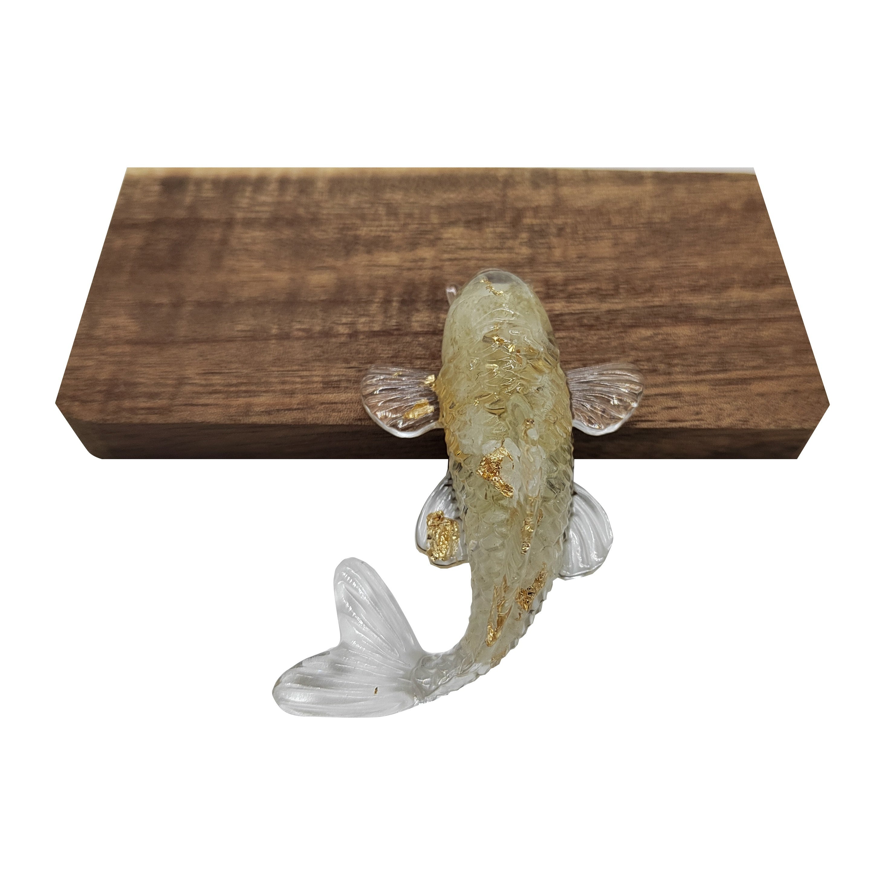 Crystal Stone Gravel Goldfish Shape Small Jewelry Gift
