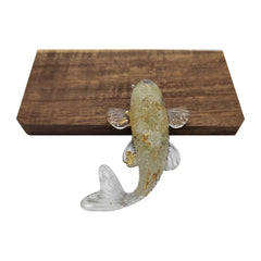 Crystal Stone Gravel Goldfish Shape Small Jewelry Gift