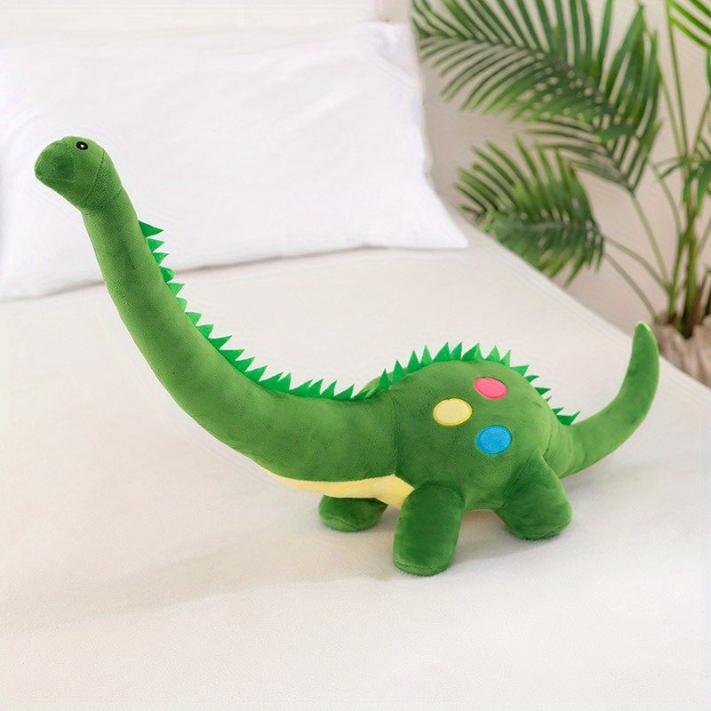 3pcs Vibrant Dino Plush Toys 31.5in Long Neck Stuffed Animals