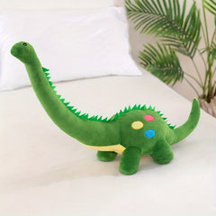 3pcs Vibrant Dino Plush Toys 31.5in Long Neck Stuffed Animals