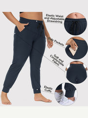  Drawstring Running Pants with Pockets