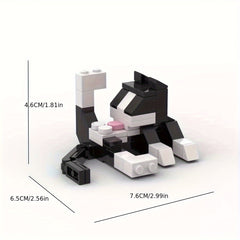 MOC Building Blocks Cat & Dog Creative DIY Toy for Teens & Adults