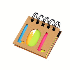 250 Sheets Pad Sticky Notes Combo Mini Coil Book Sticky Notes