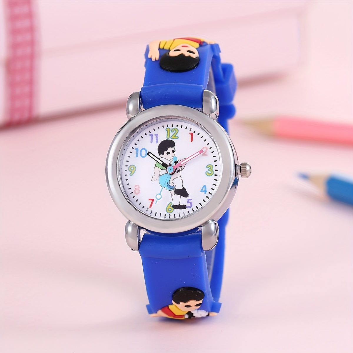 Cartoon Football Teenager Quartz Watch Holiday Gift