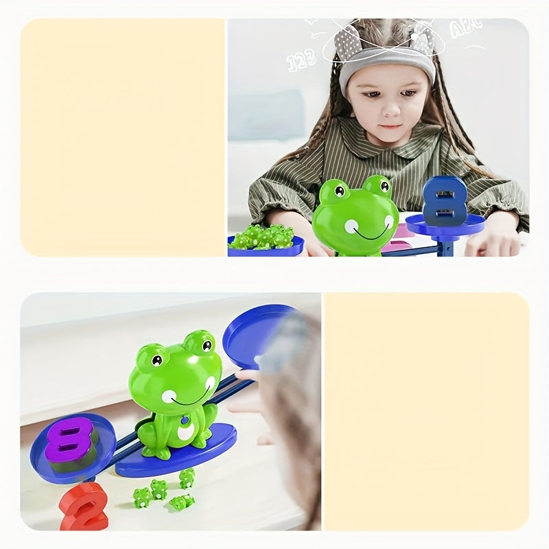 Kids' Frog Balance Scale Toy Learning Game Gift