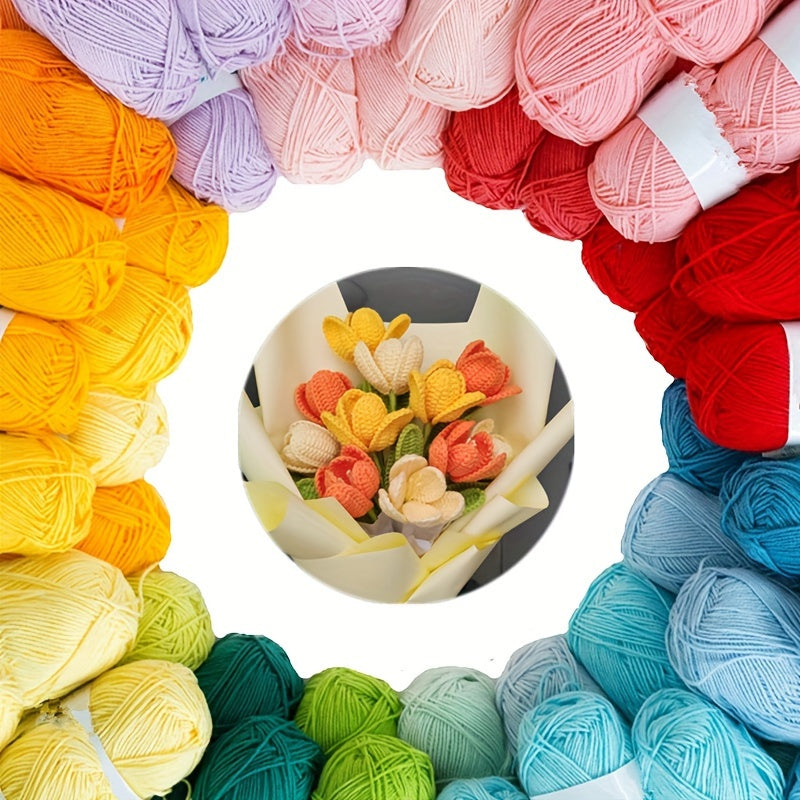Crochet Thread & Yarn Ball for DIY Projects - Sweaters, Scarves, Handicrafts