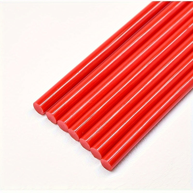 10pcs Red Hot Melt Glue Sticks 7 200mm