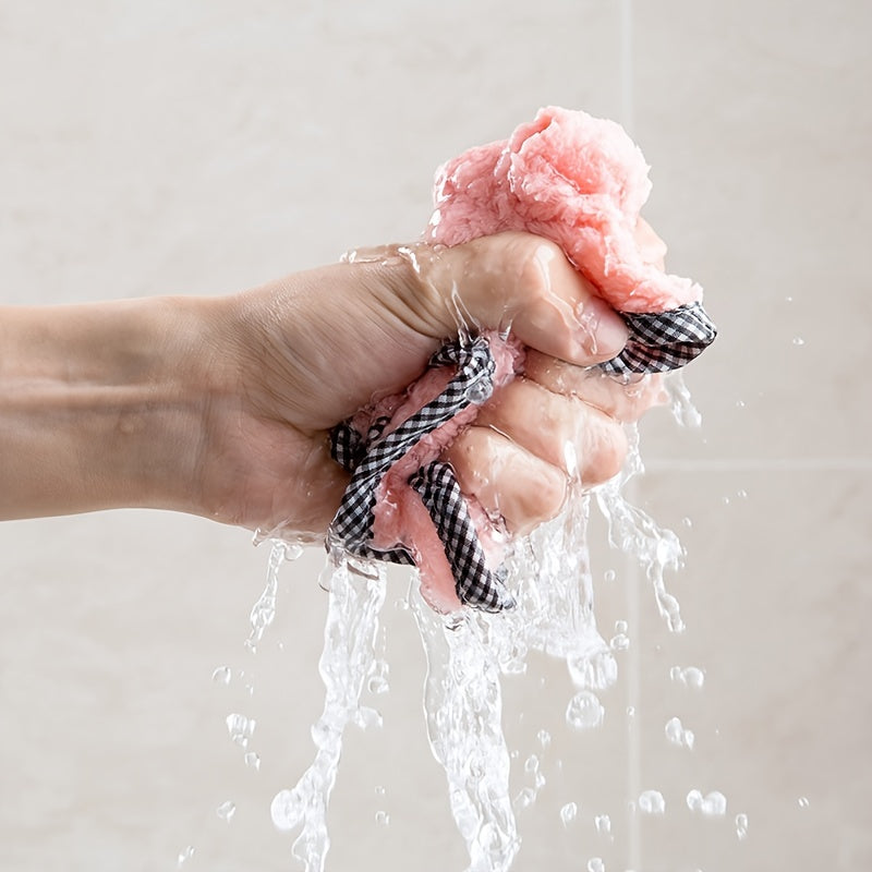 Coral Fleece Fingertip Towel Absorbent Cleaning Rag