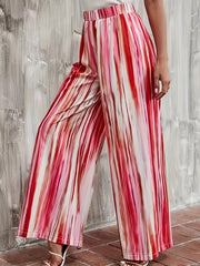 Tie Dye Wide Leg Sports Pants