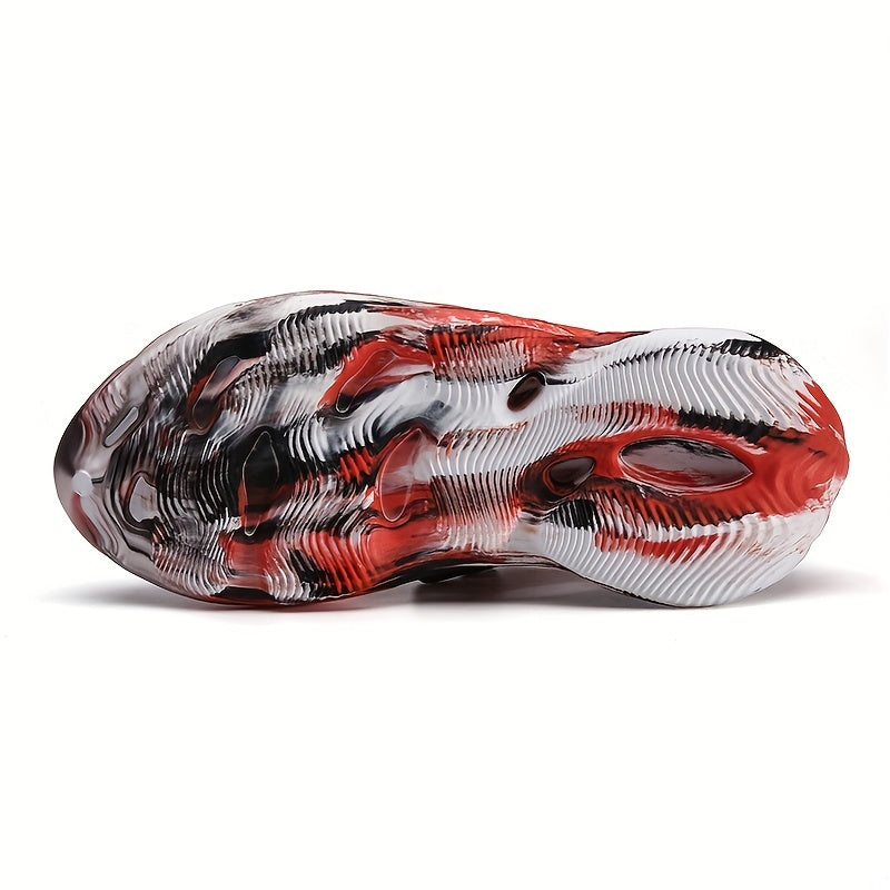 Men's Camo Hollow Out Closed Toe Clogs Slippers Non Slip Beach Sandals