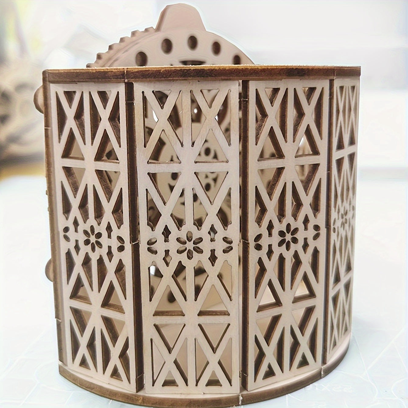 3D Wooden Puzzles Calendar & Pen Holder Kit