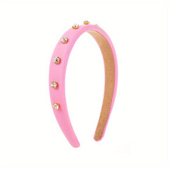 Rhinestone Headband Wide Brim Head Hoop Hair Accessories
