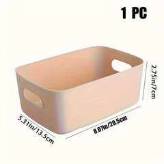 Desktop Plastic Storage Box for Office, Bathroom, Kitchen