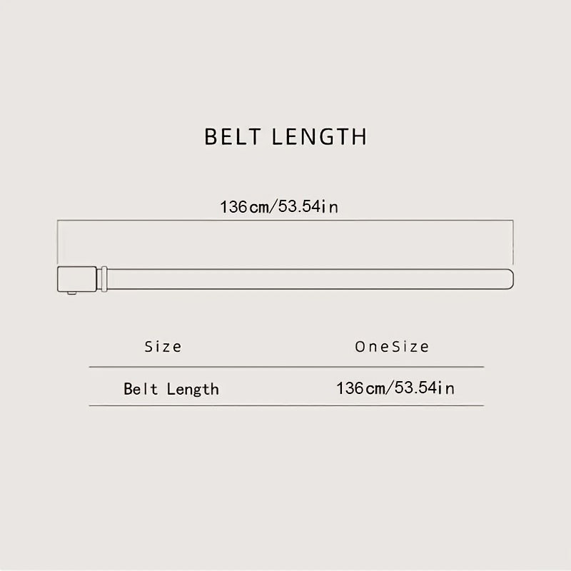 High end Letter Style Auto Buckle Men's Leather Belt
