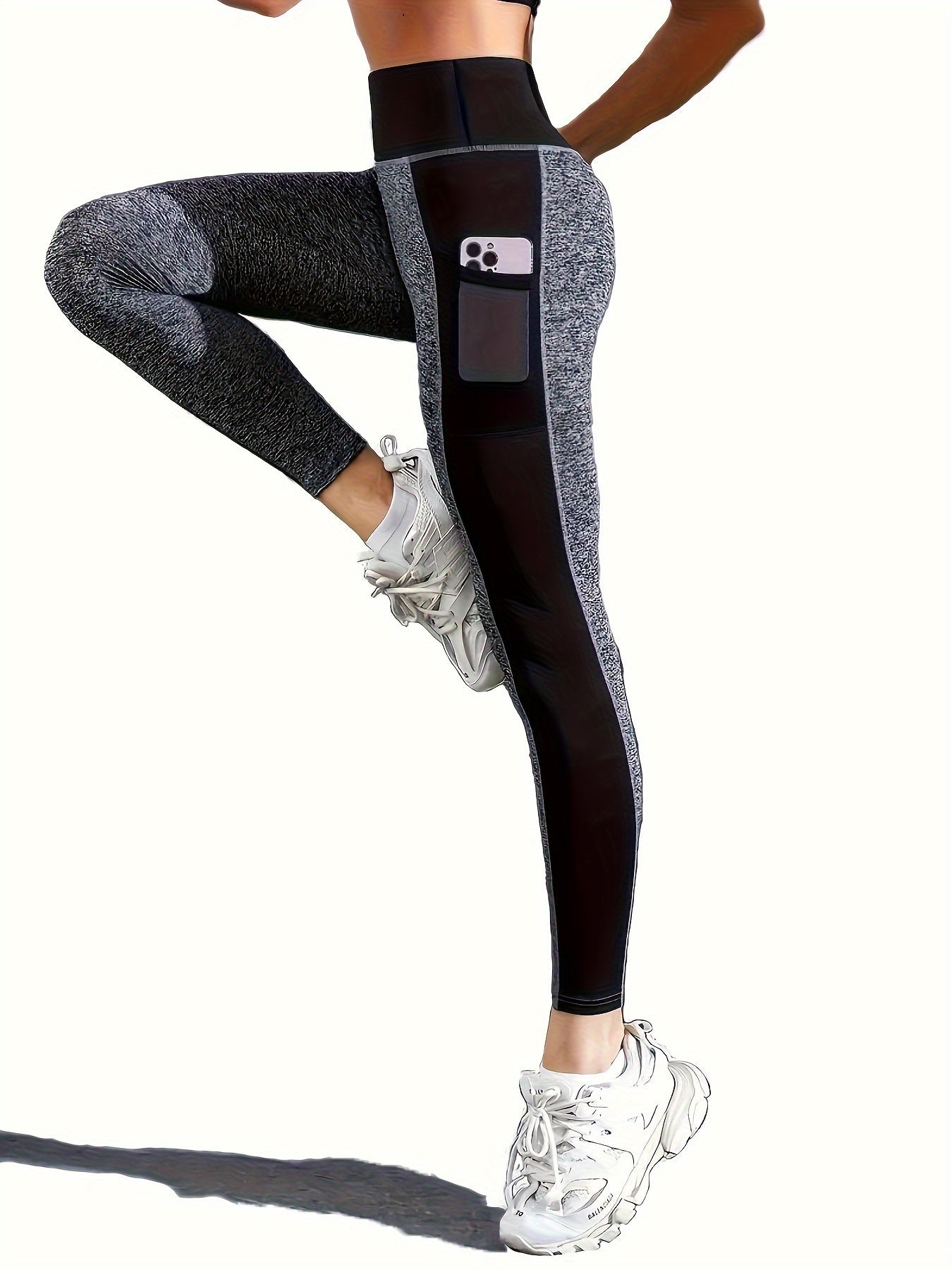 Mesh Pocket Yoga Pants Breathable Leggings