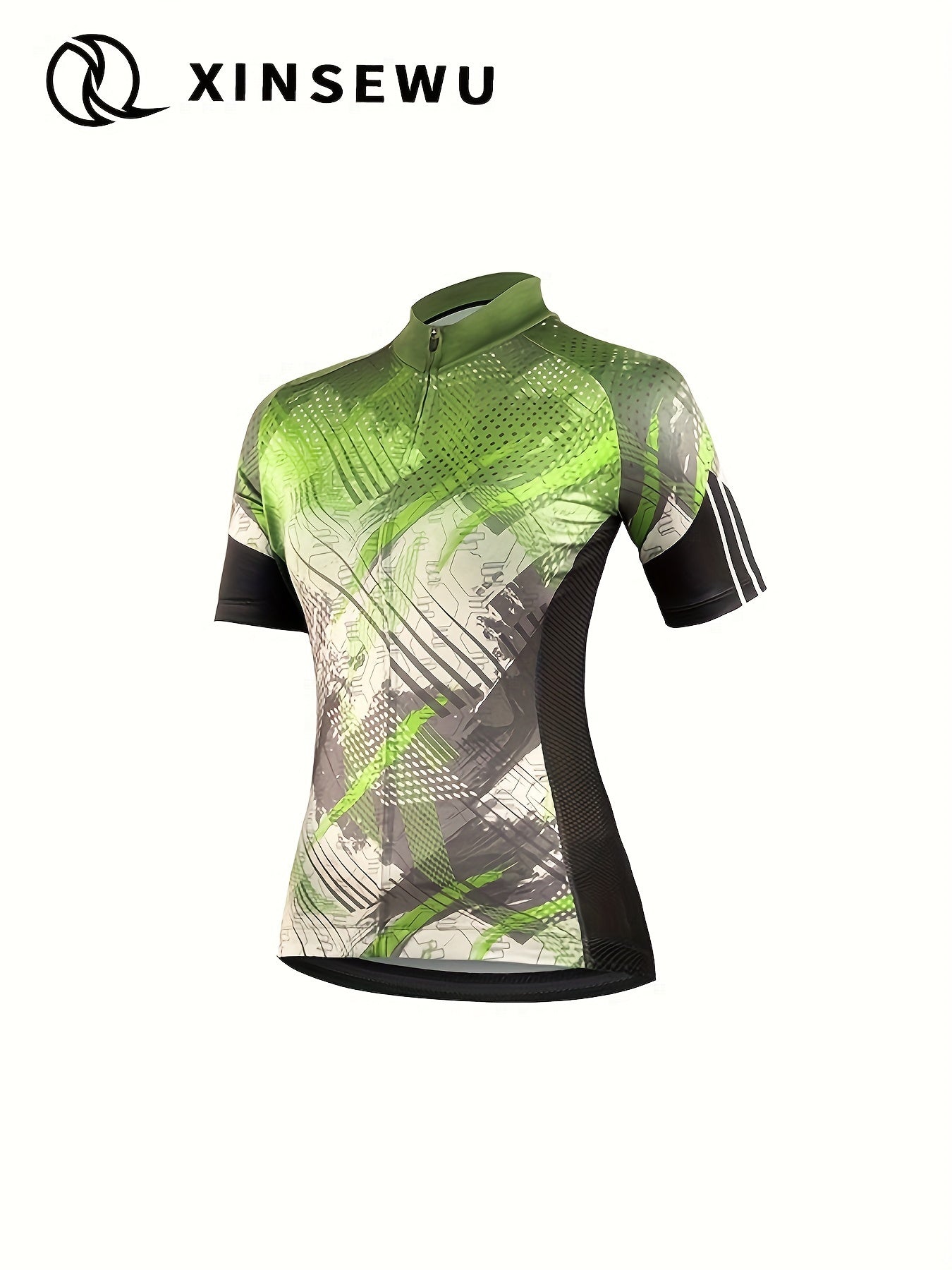 Digital Print Cycling Jersey Quick Dry Sports Top Women