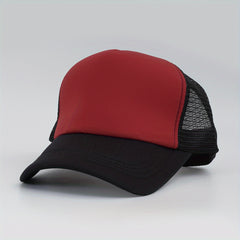 Unisex Sunshade Baseball Cap with Tide Net