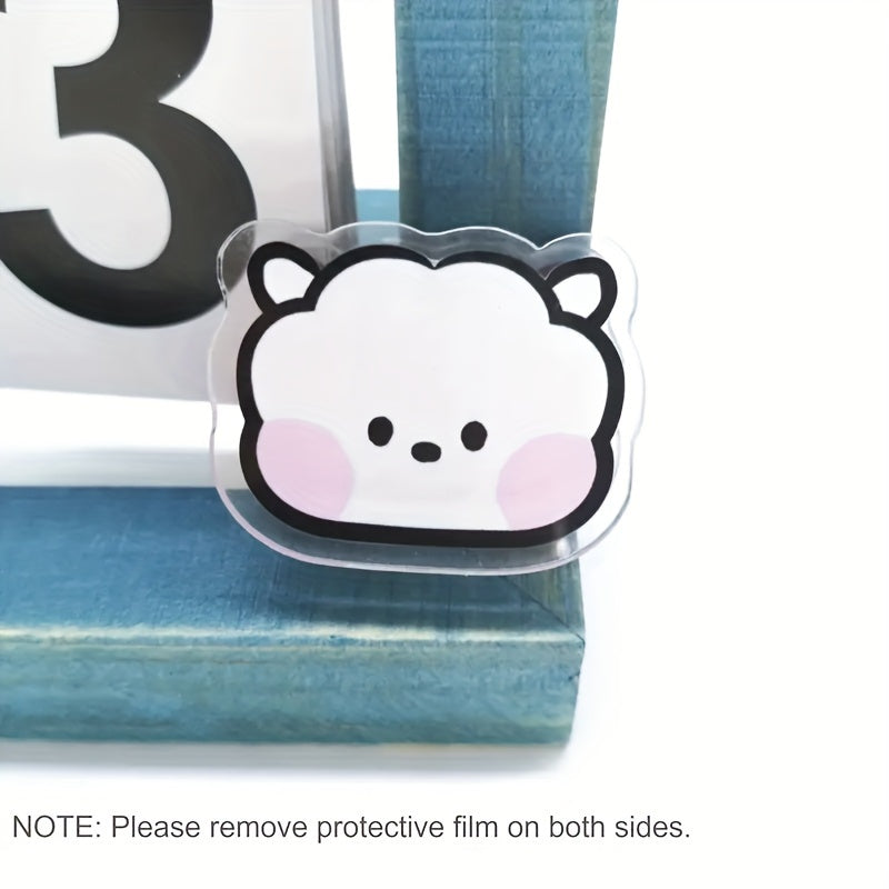 Cartoon Animal Double Layer Clip for Notebook Tickets