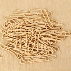 100pcs Yellow Rubber Band Ring High Elastic Durable Leather Band