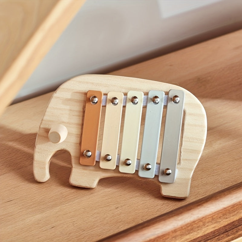 Wooden Elephant Toy Educational Board Multifunctional Toy