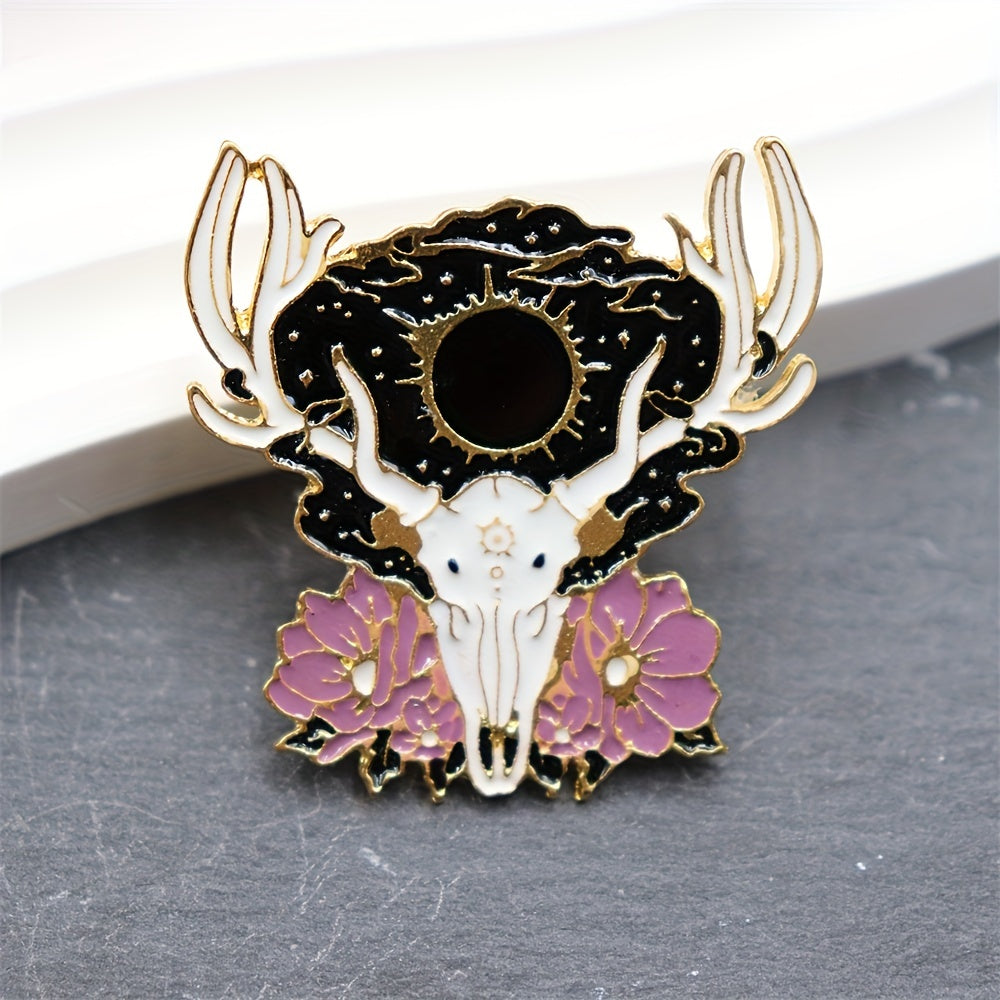 Anime Plum Blossom Deer Brooch Bracelet For Men