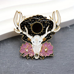 Anime Plum Blossom Deer Brooch Bracelet For Men