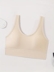 3pcs Seamless Wireless Sports Bra Comfy & Breathable Workout Tank Bra