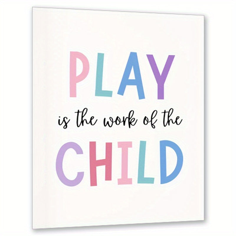 Child Play Therapy Montessori Poster
