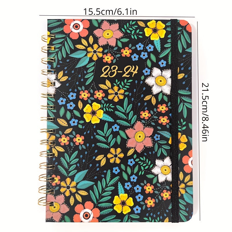 A5 Coil Notebook Weekly Planner English Book