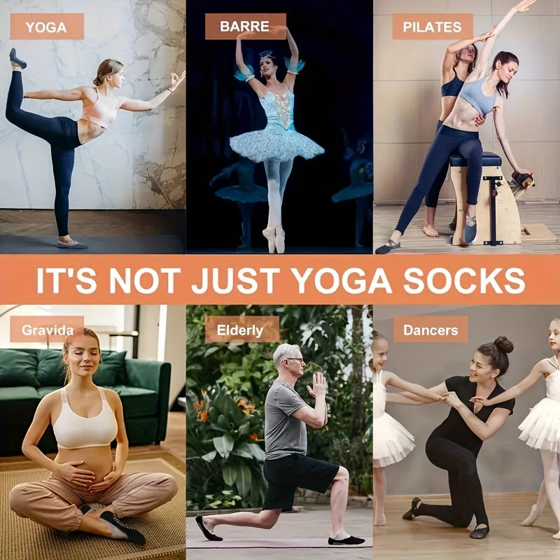 Solid Cross Strap Ankle Socks Non slip Yoga Sports Socks