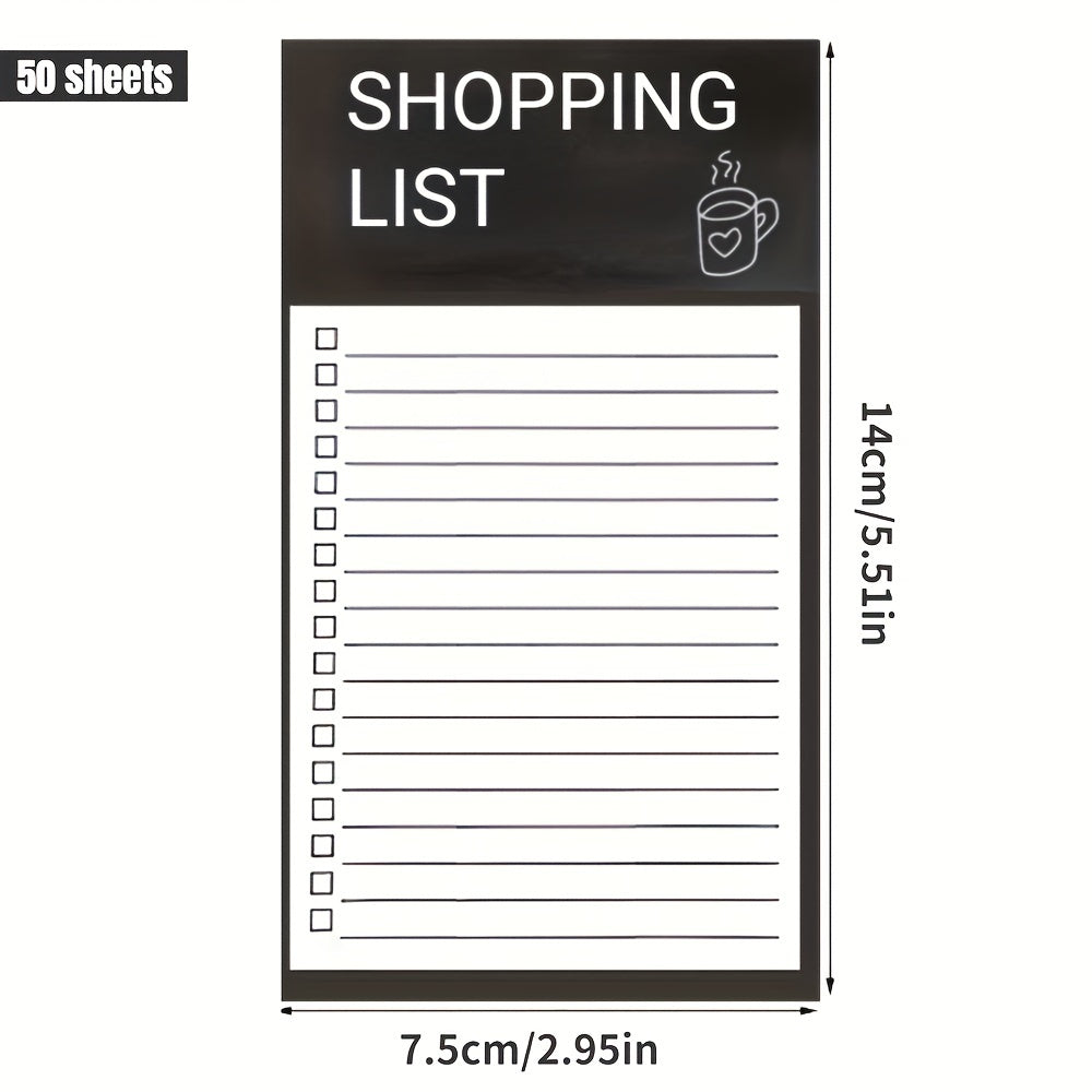 Magnetic Shopping List Notepad Fridge Stickers