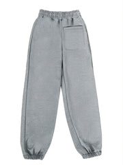 Men's Vintage Letter Print Sweatpants