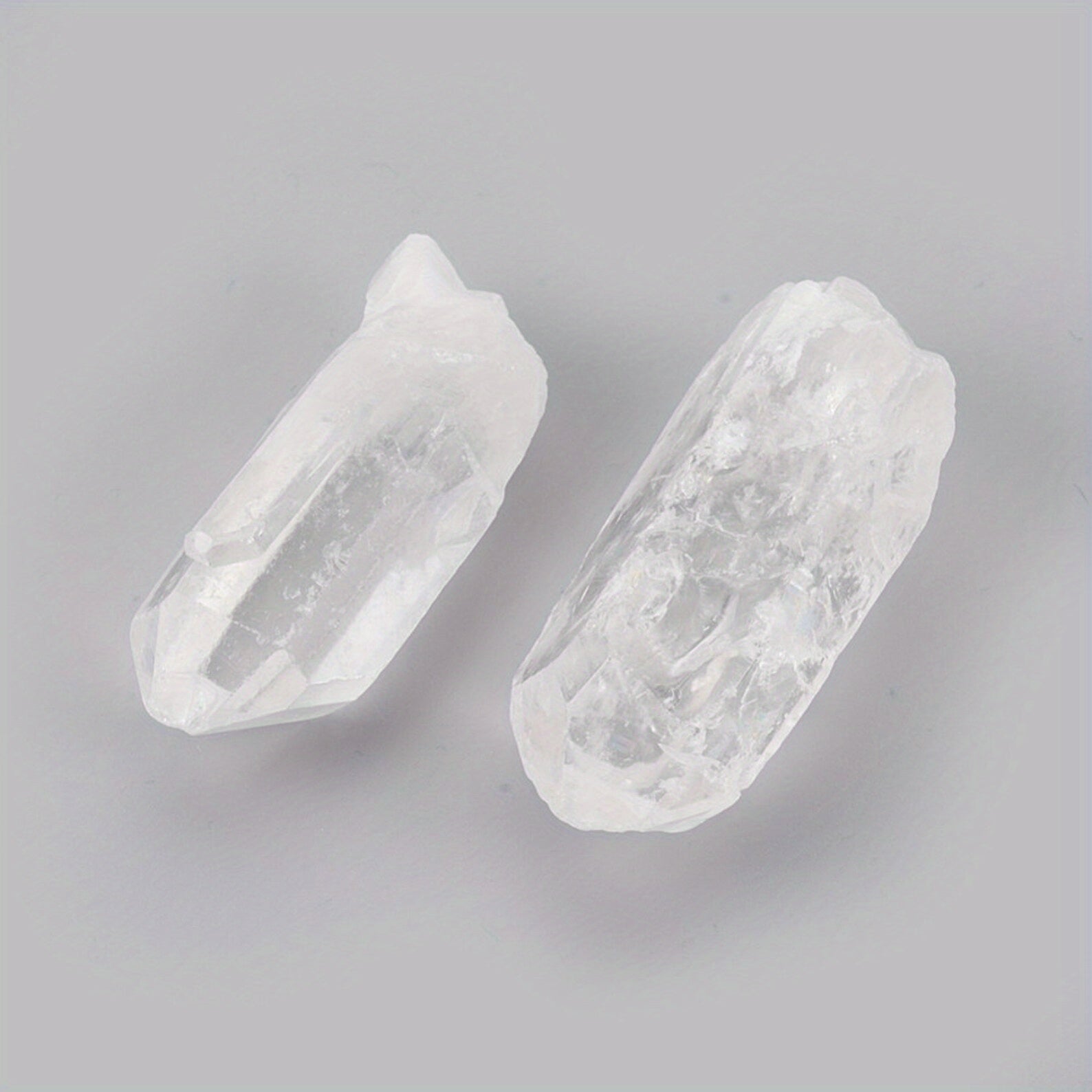 2" 2.54/5.08cm Transparent Quartz Crystal Point Pendant