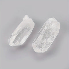 2" 2.54/5.08cm Transparent Quartz Crystal Point Pendant