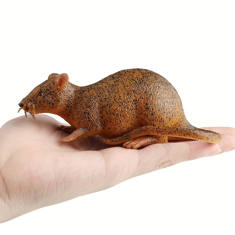 TPR Simulation Mouse Toy for Cat Trick Prop Fun, Halloween Christmas Decoration