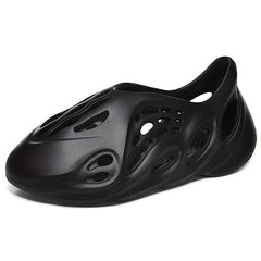 Hollow Out Closed Toe Foam Clogs Slippers Non Slip Beach Sandals