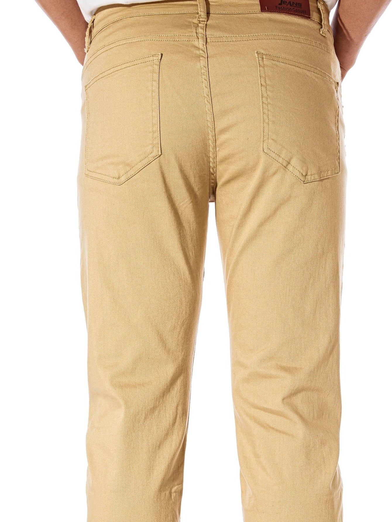 Men's Slim Fit Stretch Jeans Straight Leg Pants