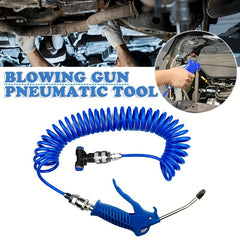 Mini European Type Dust Blows Hose Set Air Blow Gun Steel Nozzle