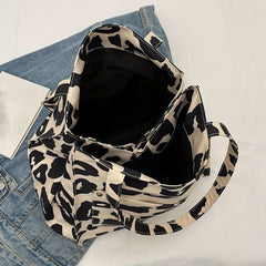 Leopard Tote Bag Large Capacity Shoulder Bag