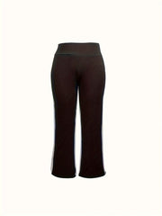  Colorblock High Rise Wide Leg Trousers