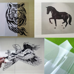100 Sheets 4 0mil Clear Transparency Film for Inkjet Printers