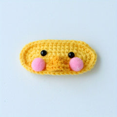 Crochet Animal Hair Clip Cartoon Snap Clip Barrette Summer Hair Slides