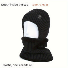 Winter Coldproof Beanie Hat Neck Gaiter Set