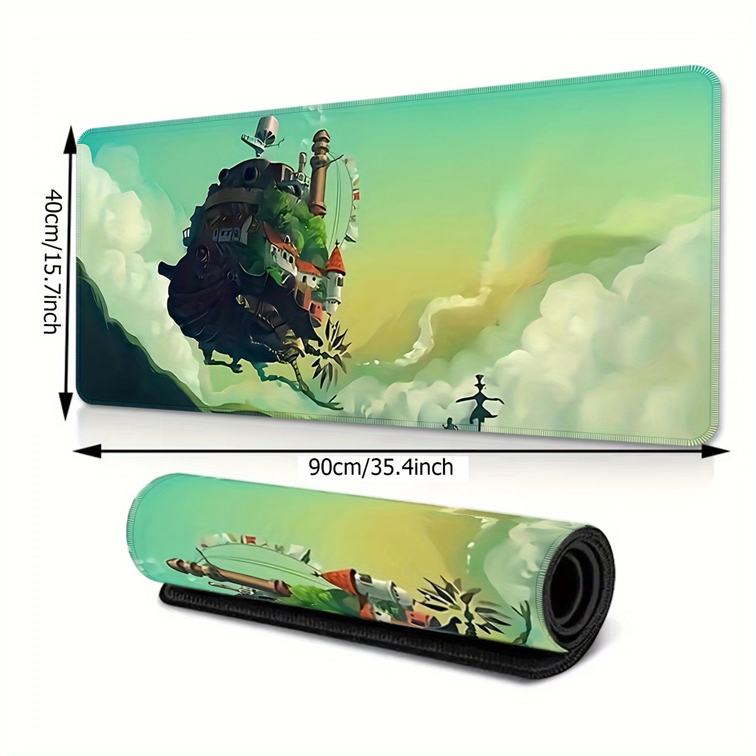 Cartoon Landscape Extended Mouse Pad - Enhance Your Gaming Setup