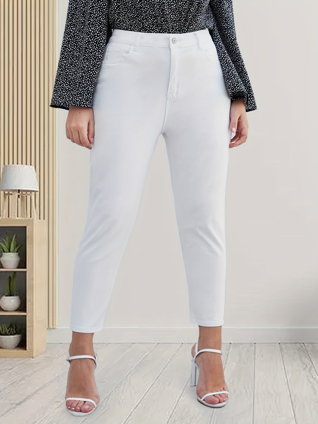 High Rise Skinny Jeans