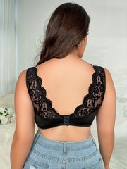  Contrast Floral Lace High Stretch Bralette